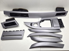 BMW E60 E61 Pre LCI M Sport Silver Alu Cube Interior Trim Set Dashboard OEM LHD picture