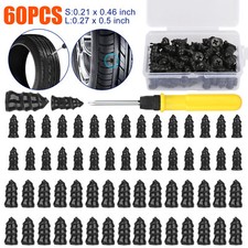 60PCS Car Vacuum Tire Repair Nail Rubber Screw Nails+ Screwdriver Tool Set w/Box picture