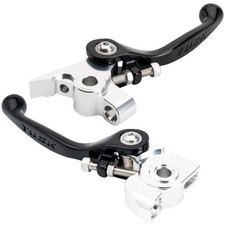 Tusk Axis Spring Loaded Folding Lever Set SHORT Black DUCATI Desmo450 MX 2026 picture