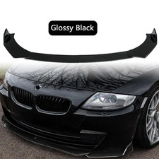 Front Bumper Lip Splitter Spoiler Body Kit Gloss Black Fits 2002-2009 BMW E85 Z4 picture