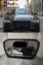 For 2012-2016 Audi A5 S5 RS5 B8.5 Front Bumper Honeycomb Mesh Grille Gloss Black picture