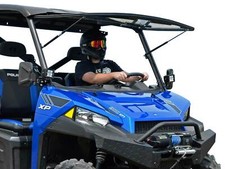 SuperATV Scratch Resistant Flip Windshield for Polaris Ranger XP 900 / Crew picture