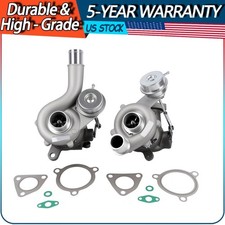 New Left & Right Twin Turbo for 10-19 Ford Explorer Taurus Lincoln MKS MKT 3.5L picture