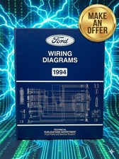 1994 Ford Lincoln Mercury Car Wiring Vacuum Diagrams OEM Large Format Binder picture