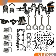 Engine Piston Gasket Rebuild Kit w/ Crankshaft & Rod for Hyundai Kia G4NH 2.0L picture