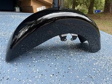 Harley Touring 17-23 OEM Vivid Black Front Fender picture