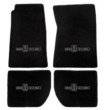 NEW 1965-1973 Mustang Floor Mat Black Shelby GT500 Embroidered Logo on All 4 picture