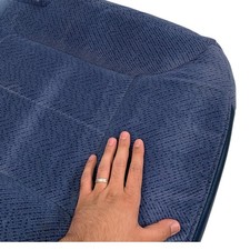 1995 - 1999 For Chevy Suburban Tahoe Driver Side 60 Bottom Blue Cloth Seat Cover picture