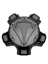 #Toyota T-Force Matte Black 5 Lug Snap In Wheel Center Cap 89-9601SB 1236S01 picture