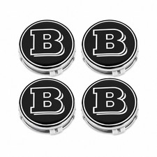 4x Brabus Wheels Car Center Hub Caps Badge Emblems Mercedes Benz W463 G65 picture