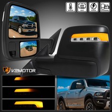 [2023 Style] Fits 2009-2018 Ram Power Heated Tow Mirrors w/LED Sequential Signal picture