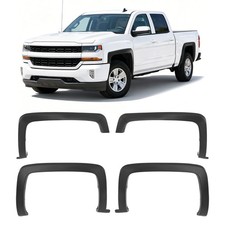 Fender Flares Kit For 2014-2018 Chevrolet Silverado 1500 2015-2019 2500HD 3500HD picture