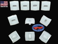62-72 GM Body Side Belt Molding Moulding Bath Tub Style Trim Clips 10pcs JH picture
