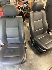 1999-2006 BMW E46 3-Series 4door Front Seat Pair Black Leather OEM picture