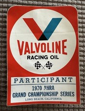 Rare 1970 AHRA Lions Drag Strip Participant Sticker Drag Racing Gasser Altered picture