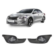 For 2013-2015 Nissan Altima Clear Lens Fog Lights Assembly w/Bezel Switch Bulbs picture