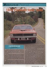 1970 PLYMOUTH BARRACUDA HEMI CUDA 6 pg Article MOPAR picture