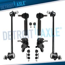 6pc Front Outer Tie Rods Ball Joints Sway Bars for Toyota Corolla Pontiac Vibe picture