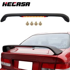 For 96-00 Honda Civic SI 2 Dr 4 Dr Black Trunk Spoiler Wing LED Brake Light Lamp picture