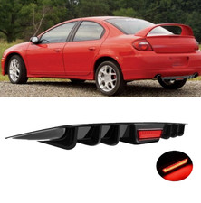 For Dodge Neon Black Rear Bumper Diffuser Body Kit w/ LED Brake Tail Light picture
