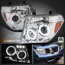 Fits 2005-2008 Frontier 2005-2007 Pathfinder LED Halo Projector Headlights Lamps picture