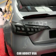 4PCS LED Tail Lights for 11th Gen Honda Civic Sedan 2022-2026 Smoked/White Lens picture