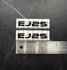 (2pk) EJ25 Vinyl Decals 6”x.5” Stickers | Subaru Wrx, Wrx STI, Legacy, Forester picture