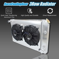 3 Row Aluminum Radiator Shroud Fan Fit For 1977–1982 Chevy Corvette 305 350 V8 picture