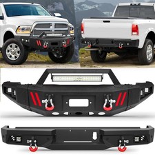 For 2010-2018 Dodge Ram 2500/3500 Front or  Rear Bumper With Sensor Holes Winch picture