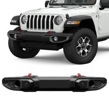Front Bumper Fits 2018-23 Jeep Wrangler 20-23 Gladiator w/Park Fog Light Cut-out picture
