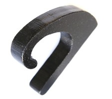 (2) Weld On Bucket Hooks Tie Down Hook for Chain Rope Strap Cable Tractor Loader picture