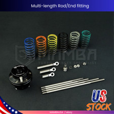 MAMBA Universal Turbo Adjustable Wastegate Actuator w/ 6 x spring + 4 x Rod US picture
