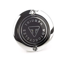 Genuine OEM Triumph Bonneville T120 Chrome Clutch Badge A9610255 New picture