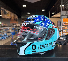 NEW KYT TT-Revo Leopard Americas Replica Helmet Medium DOT ECE 22.06 picture