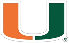 University of Miami Hurricanes Vinyl Decal Sticker | Different Sizes - Outdoor picture