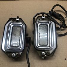 1954-55 Buick License Lamp Light Assembly’s Pair Lot E picture