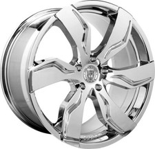 Lexani Zagato Chrome Wheels 5x112 20x8.5 +25 20x10 +41 66.6 picture