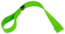 Country Brook Design® Hot Green Winch Hook Pull Strap with Reflective Nylon picture