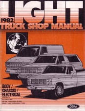 1982 Ford Truck F-100, F-150, F-250, F-350 Factory Shop Service Manual picture