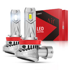 Lasfit H11 H9 H8 LED Headlight Bulb Low Beam Fog Light 70W 7000LM 6000K White 2x picture
