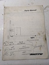MULTITON FORK LIFT TRUCK WPT PARTS LIST BOOK MANUAL CATALOG picture