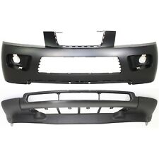 New Set of 2 Bumper Covers Fascias Front Upper for Vue GM1014100, GM1015101 Pair picture