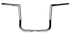 La Choppers LA-7367-14 1-1/4in. Twin Peaks Touring Bagger Handlebar - 14in. - Ch picture