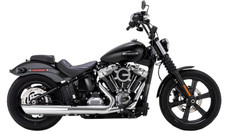 VANCE & HINES 16750 Twin Slash Slip-On Muffler Chrome Softail 1801-1896 EXHAUST picture