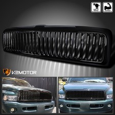 Fits 1994-2001 Dodge Ram 1500 2500 3500 Black Front Bumper Hood Grille Assembly picture
