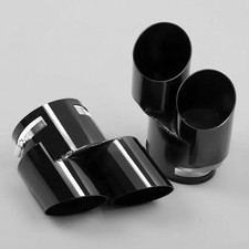 BMW G05 X5 G06 X6 G07 X7 Quad Exhaust Tips Clamp-On Aluminum Alloy picture