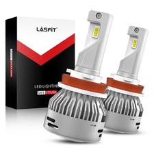 LASFIT H11 LED Headlight 6000K Low Beam Bulbs Conversion Kit Crystal White 2Pcs picture