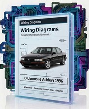 1996 Oldsmobile Achieva Complete Color Electrical Wiring Diagrams PDF on USB picture