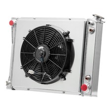 4 Row Radiator Fan Shroud For Chevy G10 G20 C20/ GMC G1500 C1500 4.3L 1985-1993. picture