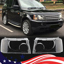 2PCS Headlight Headlamp Lens Covers For Land Rover Range Rover Sport 2006-2009 picture